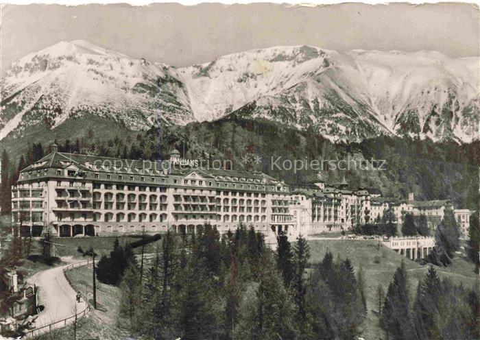 Semmering Niederoesterreich AT Hotel Panhans mit Rax