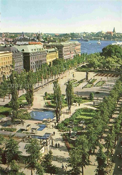 STOCKHOLM  Sweden Kungstraedgarden fran NKs terrass
