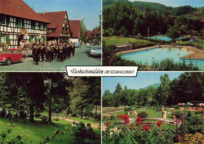 Sasbachwalden Achern Ortenaukreis BW Musikzug Schwimmbad Park Minigolf
