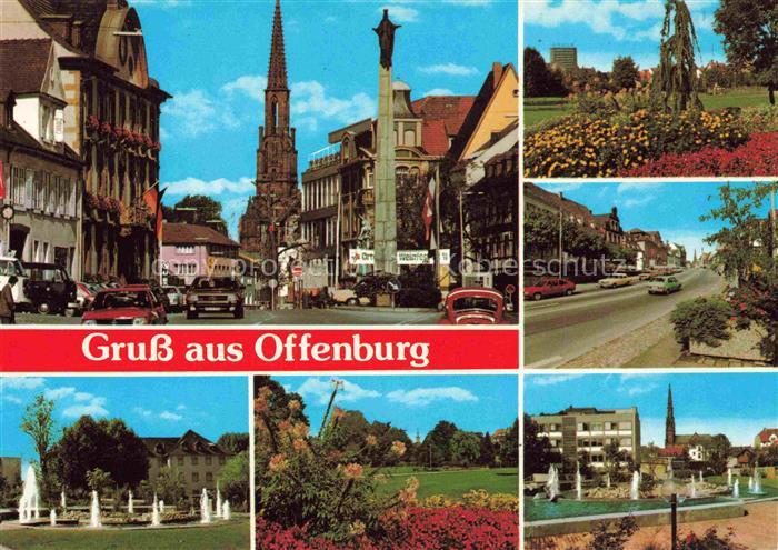 OFFENBURG Offenbourg Hauptstrasse Ree Anlagen und Buergerpark