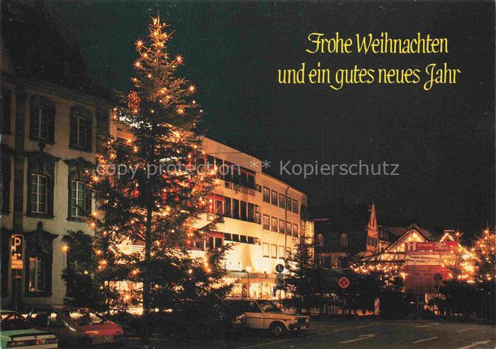 OFFENBURG Offenbourg Weihnachtliches Ortsmotiv