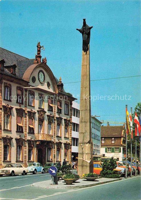 OFFENBURG Offenbourg Rathaus Ursula Saeule