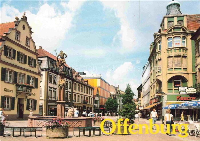 OFFENBURG Offenbourg Neptunbrunnen