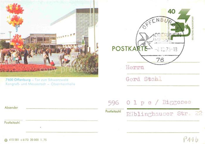 OFFENBURG Offenbourg Oberrheinhalle