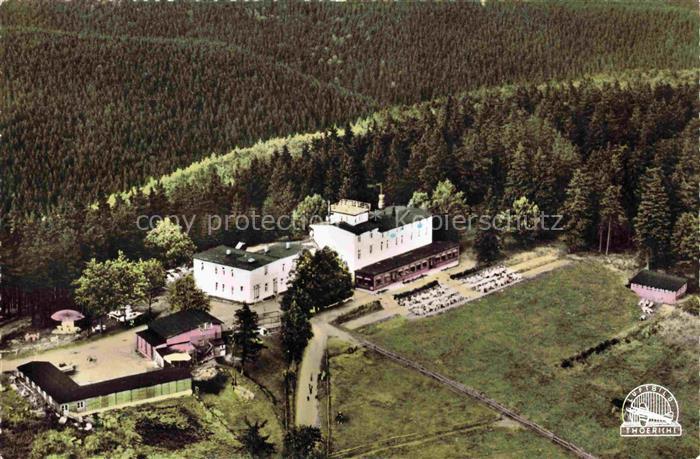 Wieda Osterode Harz Niedersachsen Berghotel Stoeberhai Fliegeraufnahme
