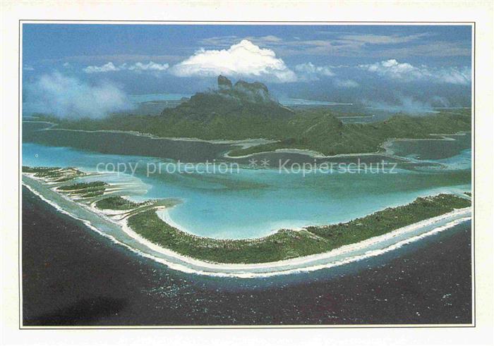 Bora-Bora Polynesie Francaise Polynesien Fliegeraufnahme Archipel de la Societe