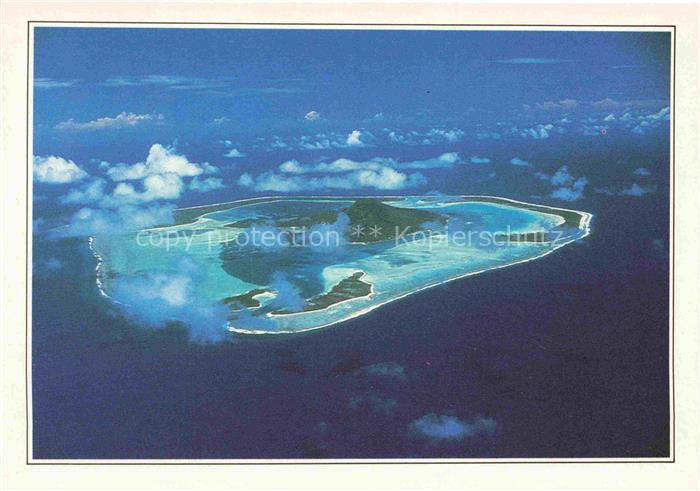 Maupiti Polynesien Polynesie Vue aerienne
