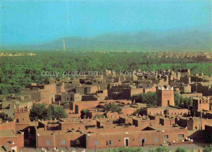 Erfoud Maroc La Palmeriaie et la ville Vue aerienne