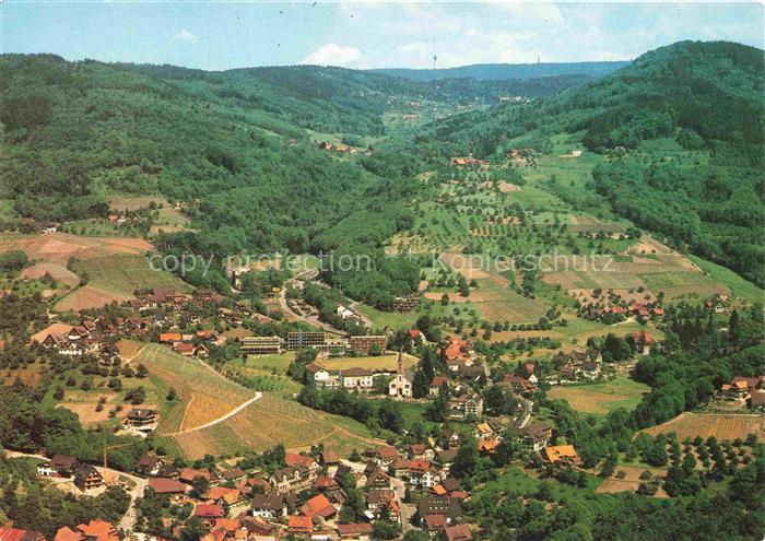 Sasbachwalden Achern Ortenaukreis BW Fliegeraufnahme