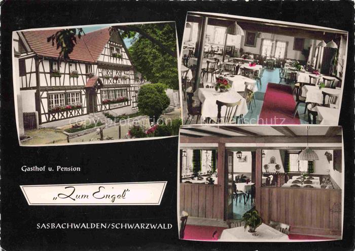 Sasbachwalden Achern Ortenaukreis BW Gasthof Pension Zum Engel Gastraeume
