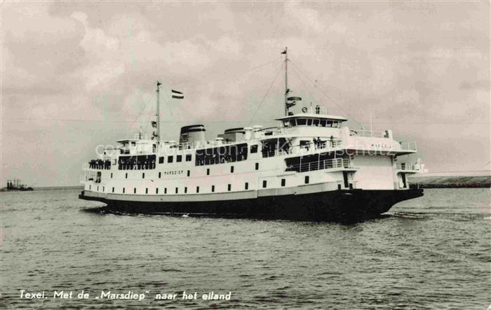 Dampfer Binnenschifffahrt Texeloe Met de Marsdiep eiland