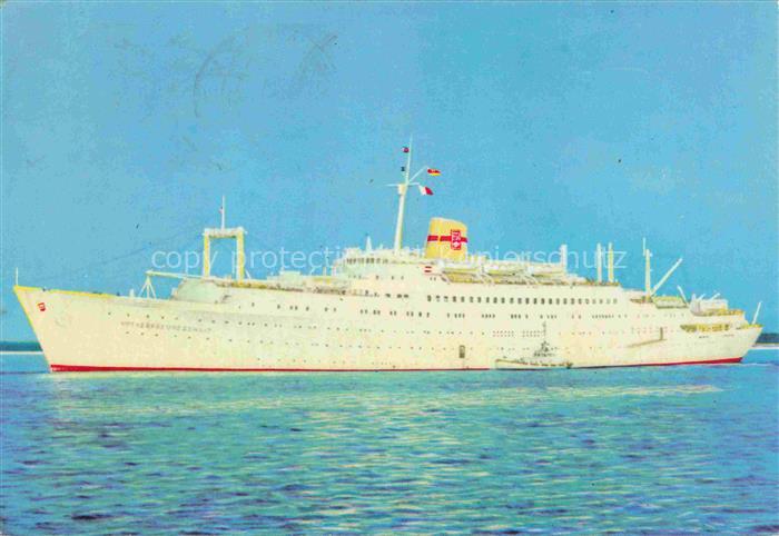Dampfer Oceanliner MS Voelkerfreundschaft
