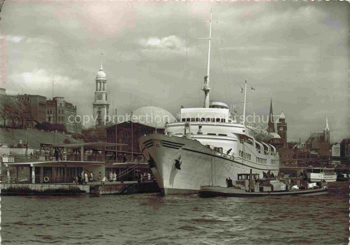 Schiffe Ships Navires Diesel Elektro Wappen von Hamburg