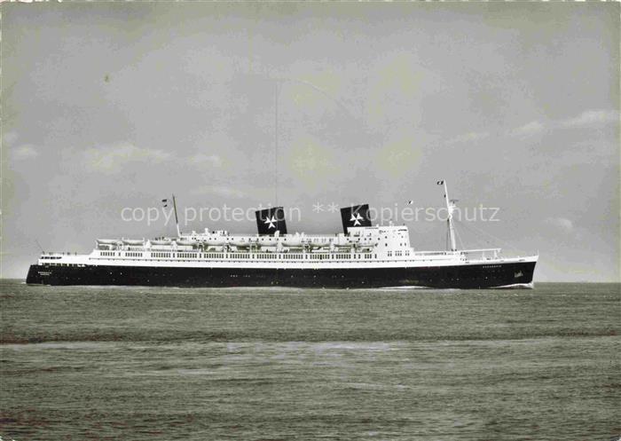 Dampfer Oceanliner Hanseatic Hamburg Atlantik Linie