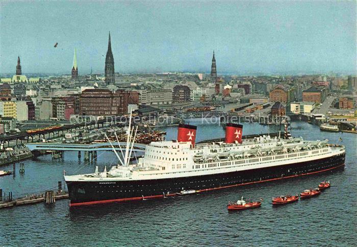 Dampfer Oceanliner Hanseatic Hamburg Atlantik Linie