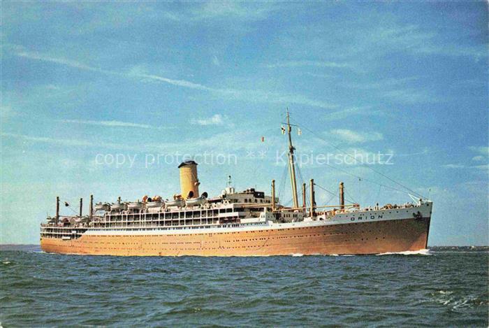 Dampfer Oceanliner TS Orion Hamburg