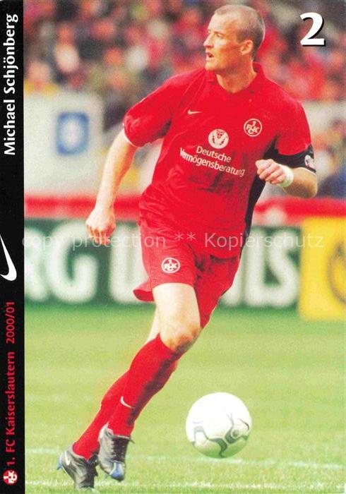 Fussball Soccer Football-- Michael Schjoenberg FC Kaiserslautern