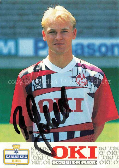 Fussball Soccer Football-- Bjarne Goldbaek FC Kaiserslautern