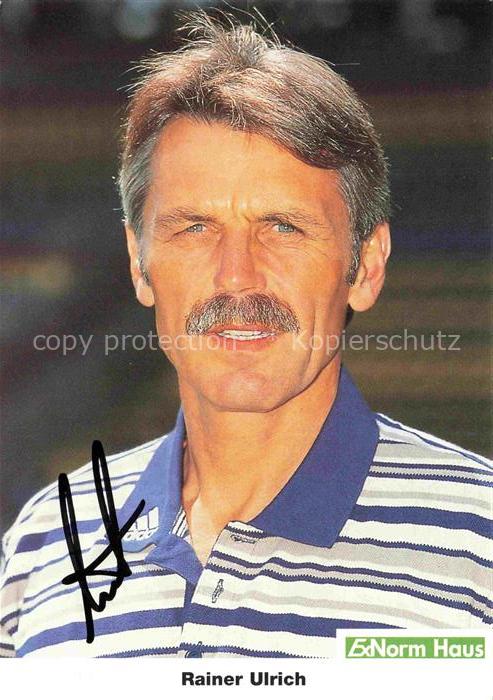 Fussball Soccer Football-- Rainer Ulrich KSC Autogramm