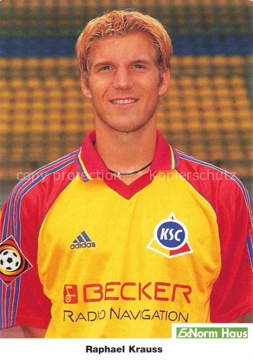 Fussball Soccer Football-- Raphael Krauss KSC