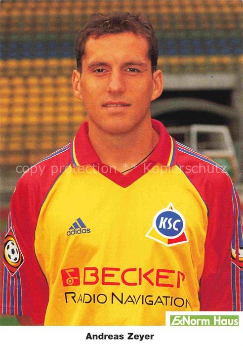 Fussball Soccer Football-- Andreas Zeyer KSC