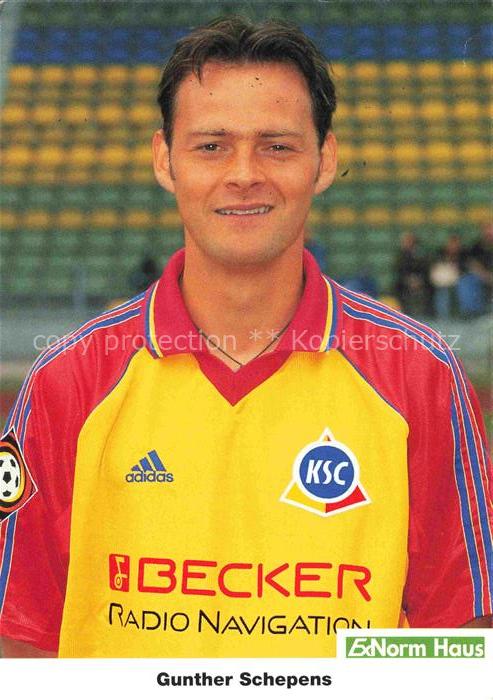 Fussball Soccer Football-- Gunter Schepens KSC