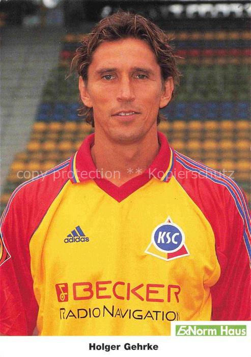 Fussball Soccer Football-- Holger Gehrke KSC