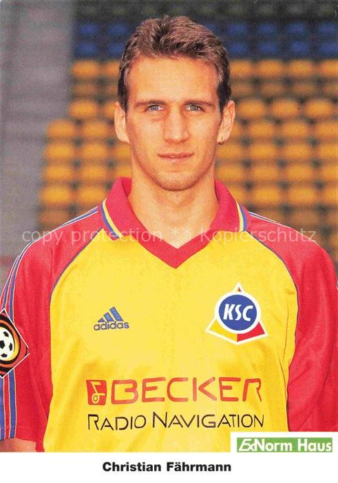 Fussball Soccer Football-- Christian Faehrmann KSC