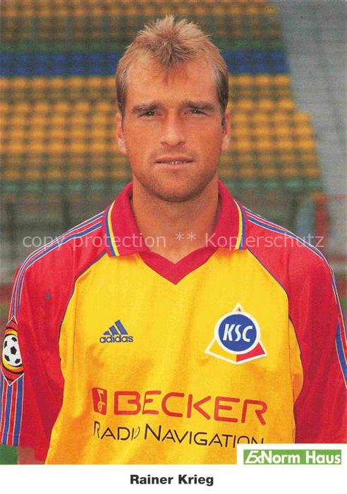 Fussball Soccer Football-- Rainer Krieg KSC