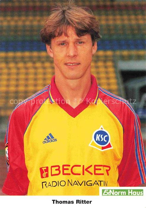 Fussball Soccer Football-- Thomas Ritter KSC