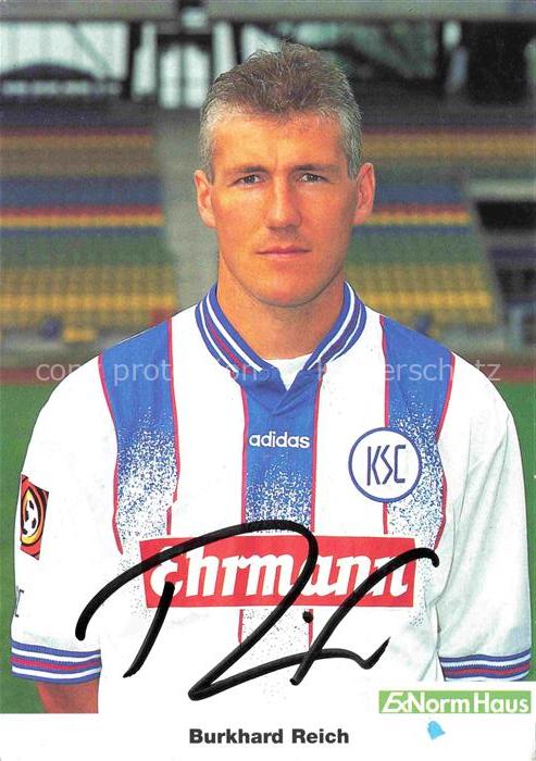 Fussball Soccer Football-- Burkhard Reich KSC