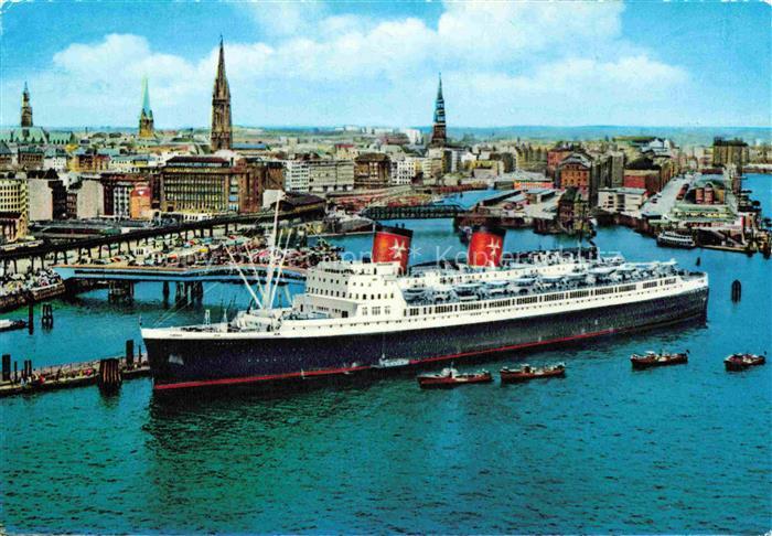 Dampfer Oceanliner Hanseatic Hamburg Atlantik Linie