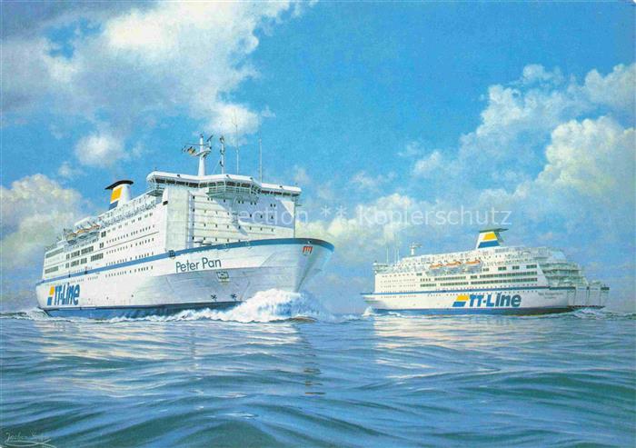 Faehre Ferry Bac Traghetto-- M.F. Hils Holgersson Peter Plan TT Line