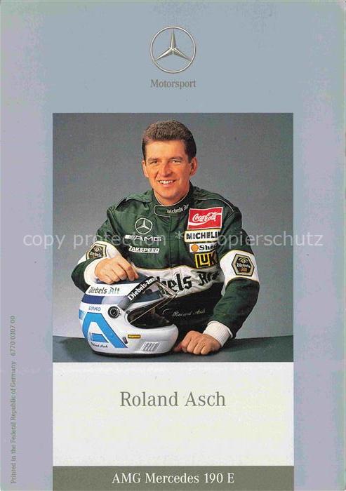 Autorennen Roland Asch AMG Mercedes 190 E