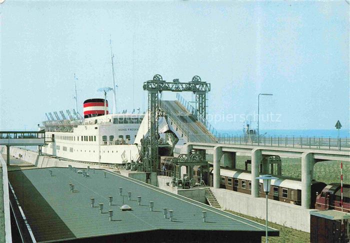 Faehre Ferry Bac Traghetto-- Rodby Motorschiff Rodbyhavn