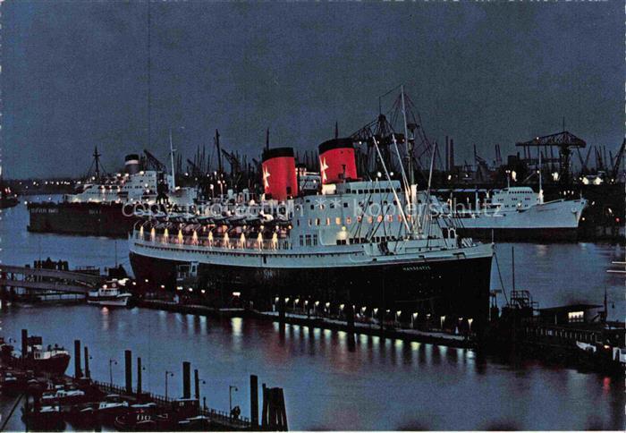 Schiffe Ships Navires Hamburg TS Hanseatic ueberseebruecke