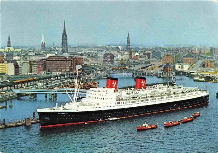 Dampfer Oceanliner Hanseatic Hamburg Atlantic Linie 30029 BRT