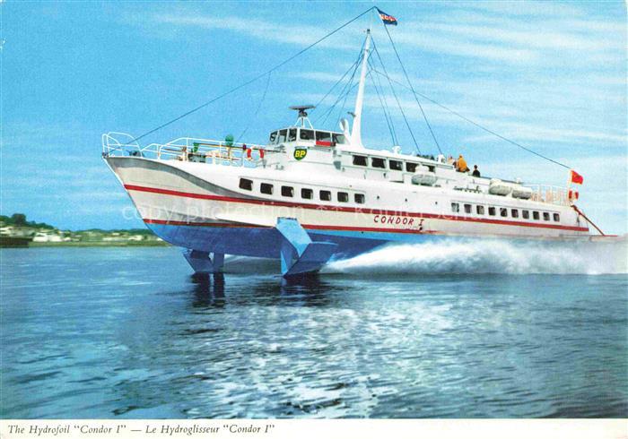 Schiffe Ships Navires Hydrofoil Condor I
