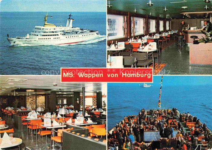 Schiffe Ships Navires MS Wappen von Hamburg 4438 BRT