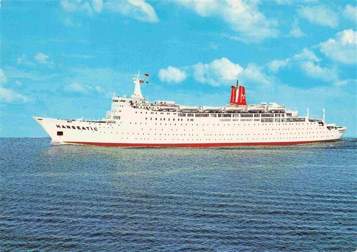 Dampfer Oceanliner TS Hanseatic 25300 BRT/GRT