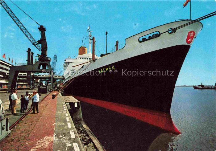 Dampfer Oceanliner TS Bremen 32360 BRT