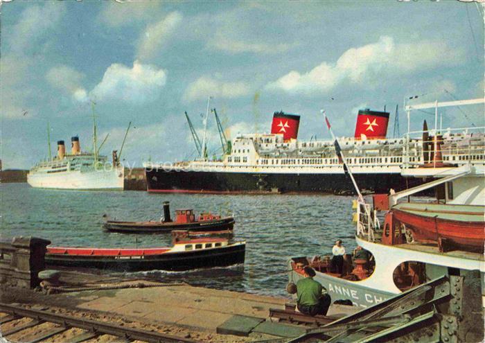 Dampfer Oceanliner Hamburg Hanseatic