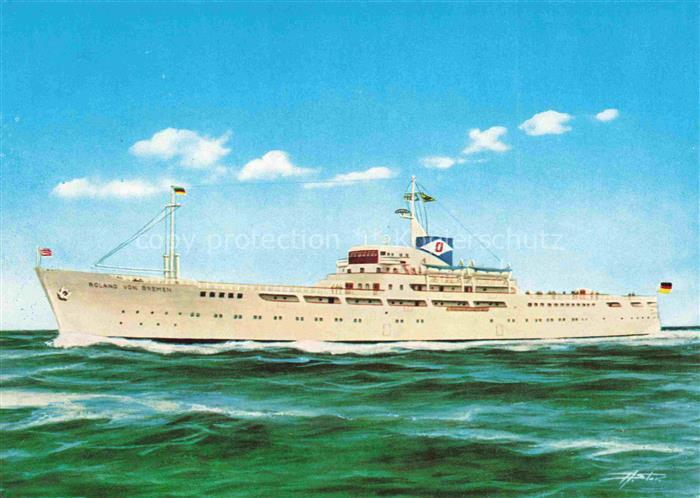 Schiffe Ships Navires Baederschiff MS Roland von Bremen 3800 BRT Bremerhaven Hel