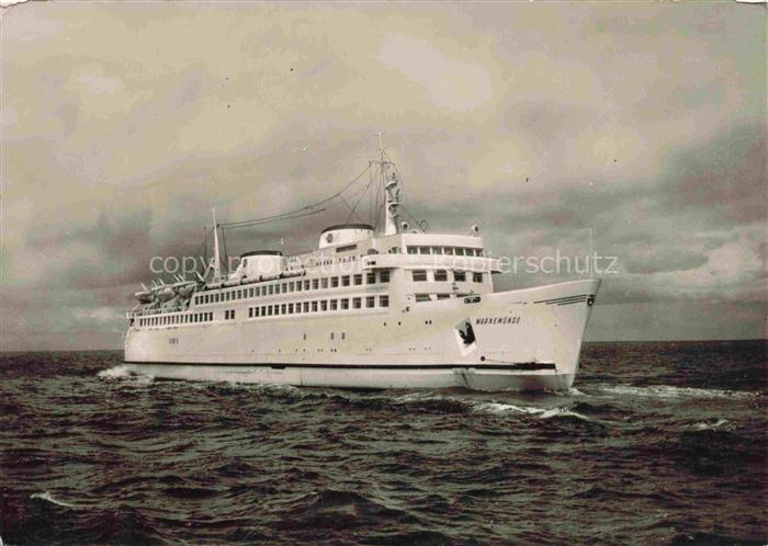 Dampfer Oceanliner MS Warnemuende