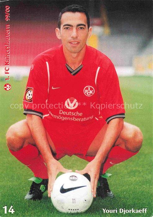 Fussball Soccer Football-- Youri Djorkaeff FC Kaiserslautern