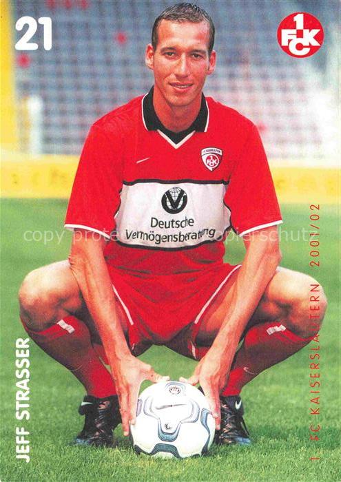 Fussball Soccer Football-- Jeff Strasser FC Kaiserslautern