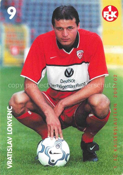 Fussball Soccer Football-- Vratislav Lokvenc FC Kaiserslautern