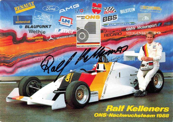 Autorennen Ralf Kelleners ONS Autogramm