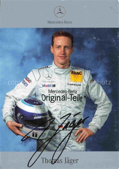 Motorsport Racing Thomas Jaeger DTM Mercedes Benz Autogramm
