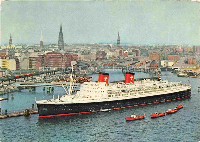 Dampfer Oceanliner Hanseatic Hamburg Atlantic Linie